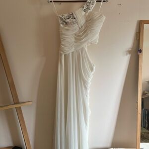 White cocktail dress